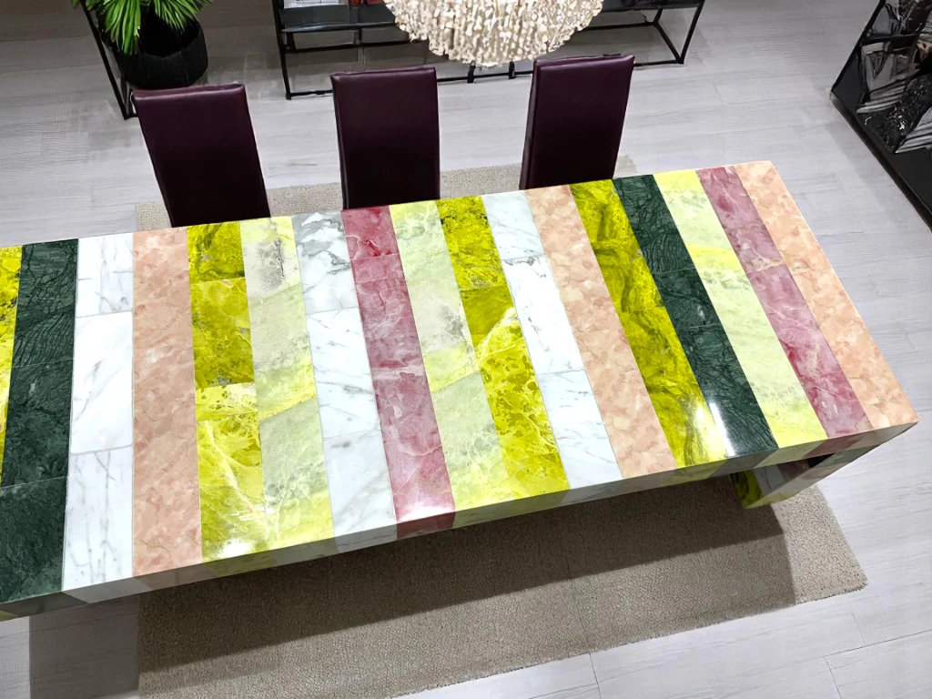  Mix Onyx Gemstone Center Table Top 